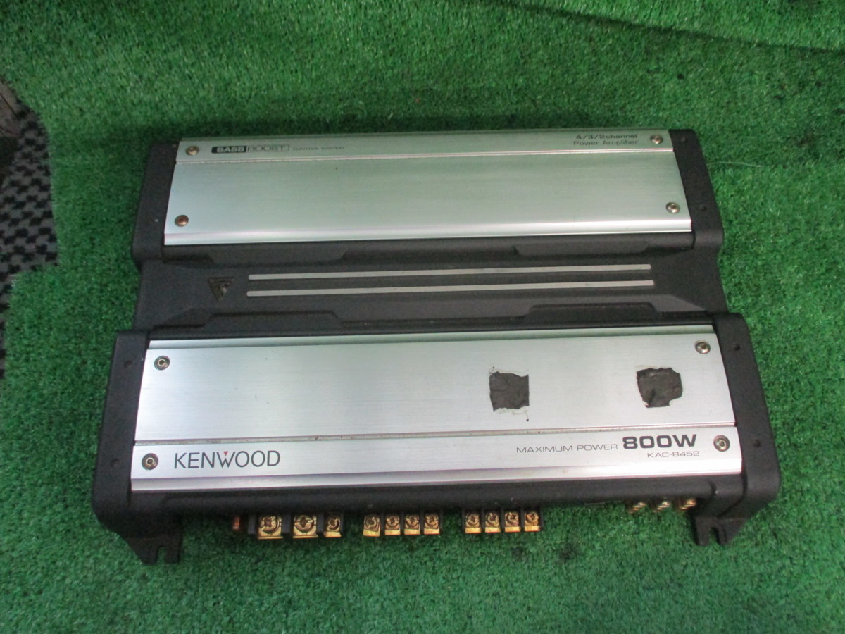 516371☆KENWOOD/ケンウッド【KAC-8452】パワーアンプ☆4ch/3ch/2ch