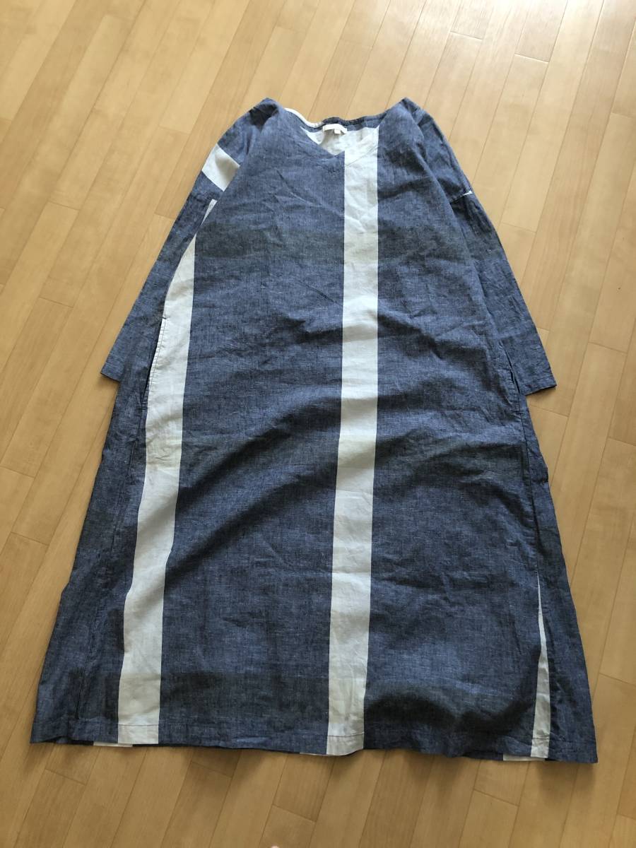  studio clip スタジオクリップ 薄っすらとしたチェックが雰囲気よい ふんわりワンピース コットンリネン(スタジオクリップ)｜売買されたオークション情報、yahooの商品情報をアーカイブ公開 - スタジオクリップ