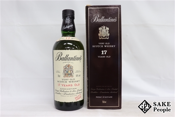新品，格安 注目 バランタイン 17年 750ml 43% 箱付 スコッチウイスキー(スコッチ)｜売買されたオークション情報、yahooの商品情報をアーカイブ公開 - オークファン スコッチ