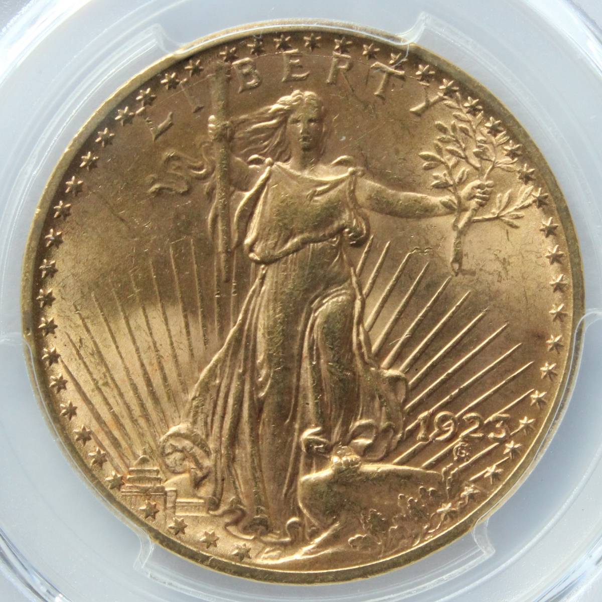 人気，本物保証 1923年セントゴーデンス$20金貨 PCGS鑑定 MS64 極(北アメリカ)｜売買されたオークション情報、yahooの商品情報をアーカイブ公開 - オークファン 北アメリカ