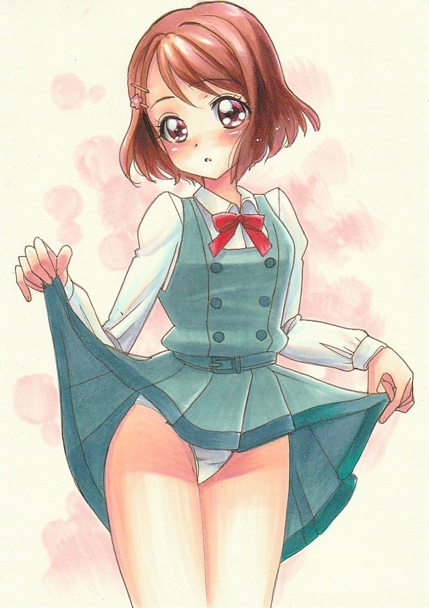 同人手描きイラスト☆ヒーリングっどプリキュア キュアグレース：花寺