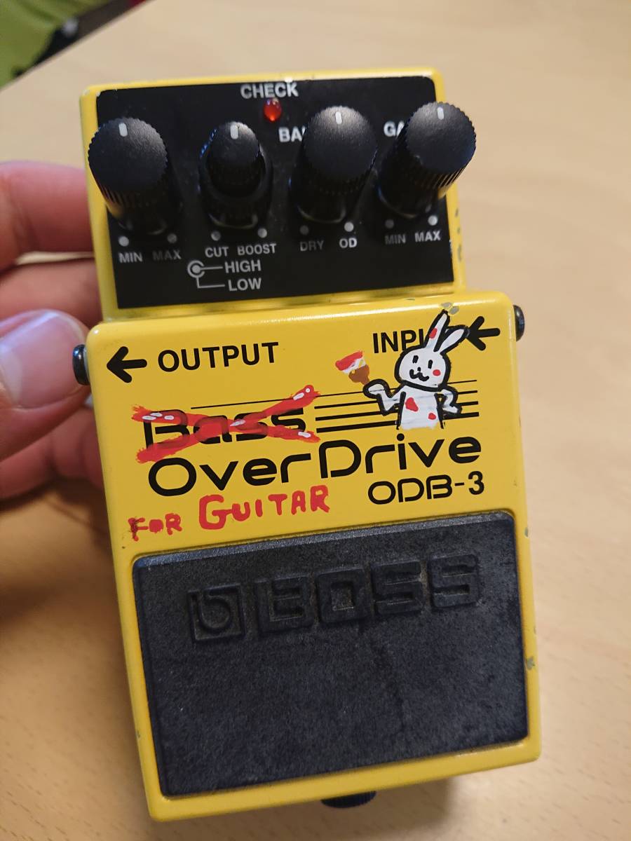 BOSS ODB-3 ベースエフェクター ローゲインMod BOSS ODB-3 Bass mod OD-3 Over | Drive MOD 激レアweed ボスブランド