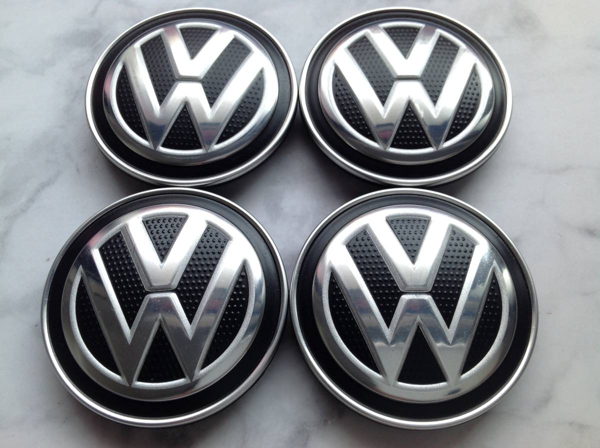 純正 VW純正ホイールセンターキャップ 4pcs センターキャップ（車用品 
