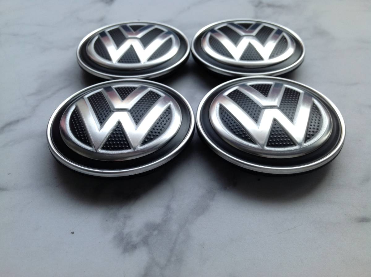 純正 VW純正ホイールセンターキャップ 4pcs センターキャップ（車用品 