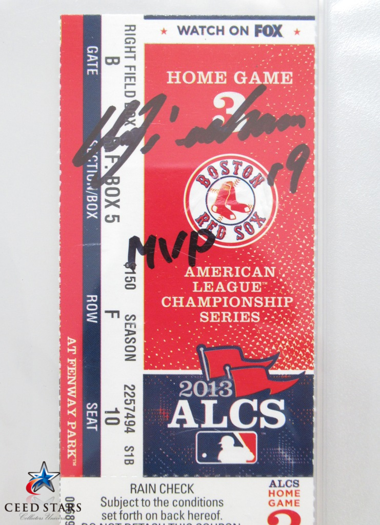 CS】上原浩治 直筆 サイン MLB 公式 ALチャンピオンシップ 観戦