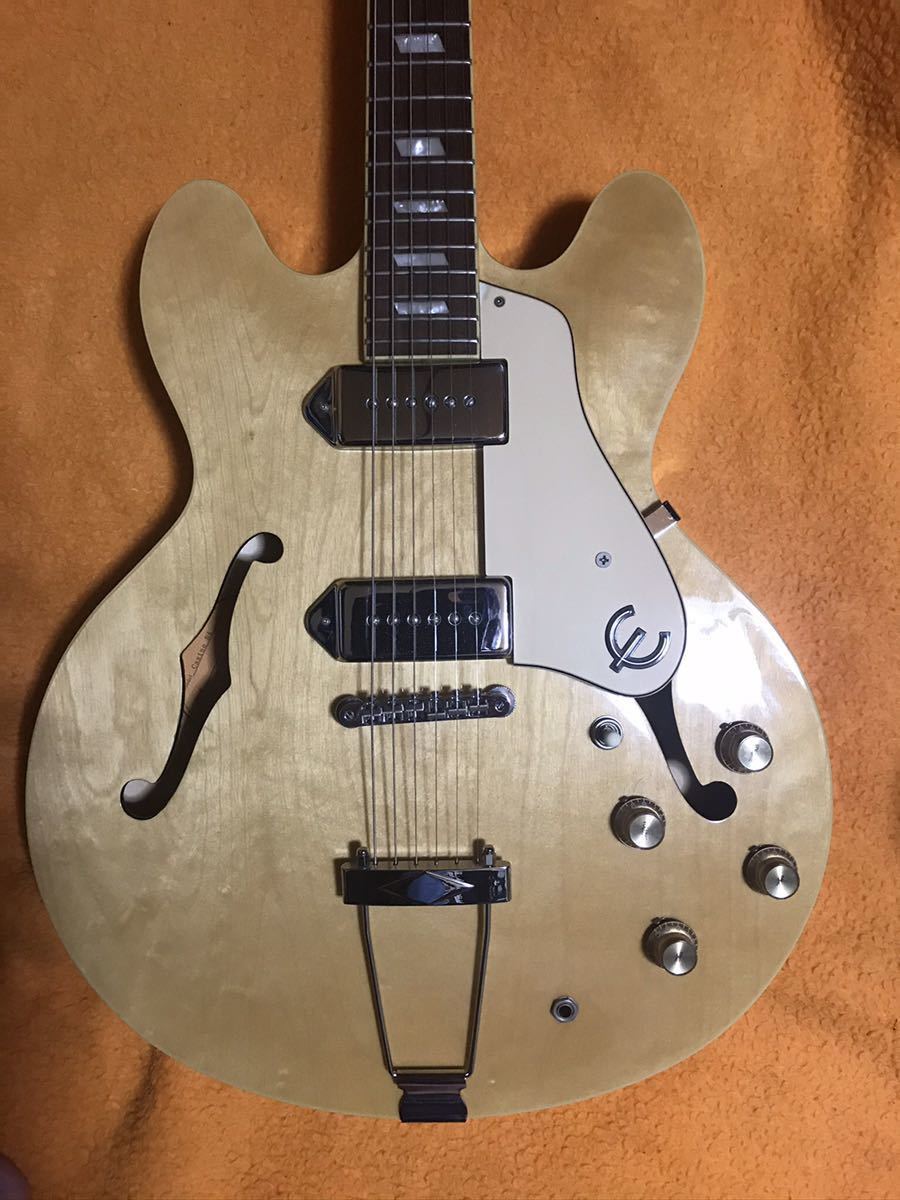 epiphone casino NA 青島製 エレキギター ホビー、カルチャー 【公式通販】