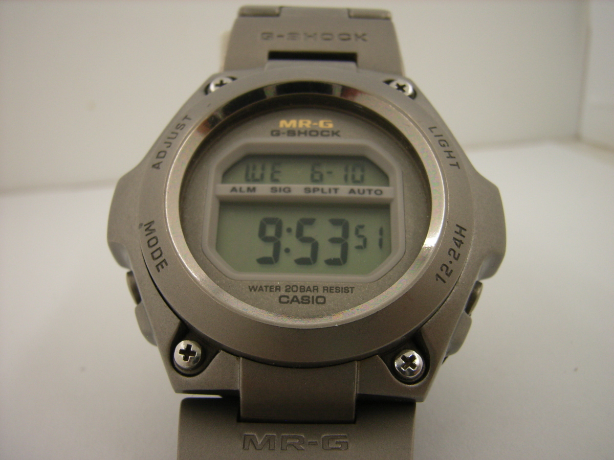 G-SHOCK CASIO MR-G 100T ⁄ チタンモデル Titanium MRG-100T-8 Digital 