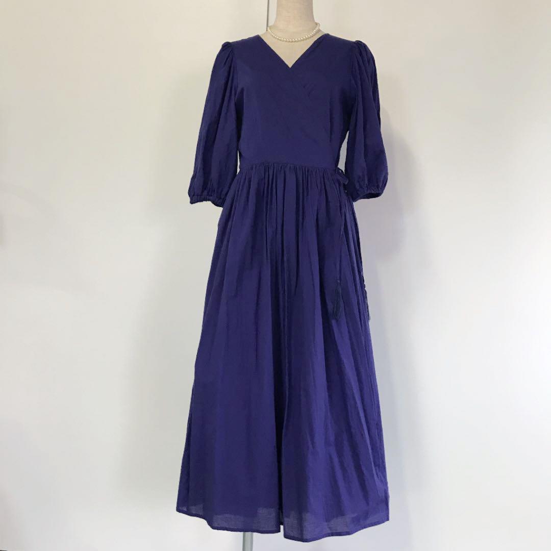 SALE，HOT 綺麗色 カシュクールワンピース(Mサイズ)｜売買されたオークション情報、yahooの商品情報をアーカイブ公開 - オークファン Mサイズ