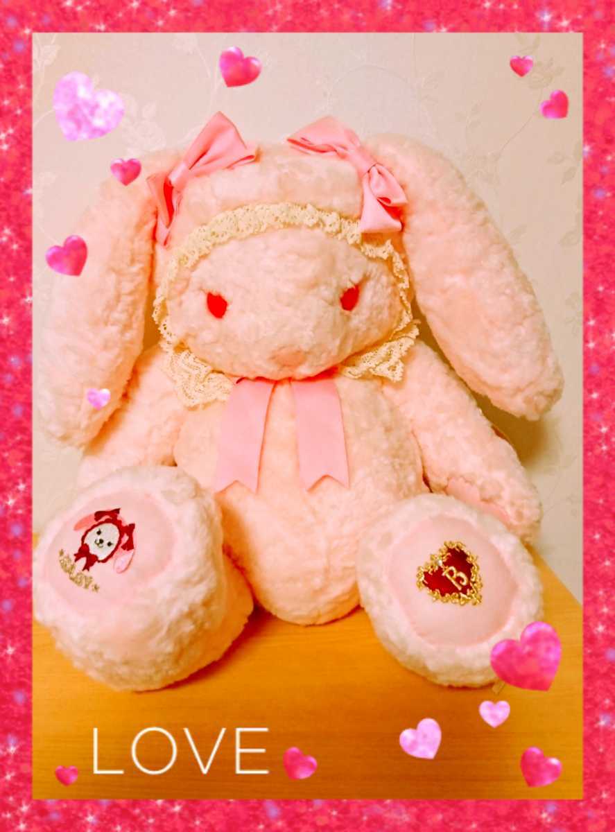 限定品 うさくみゃ大 ピンク 刺繍入り リュック ぬいぐるみ BABY THE 
