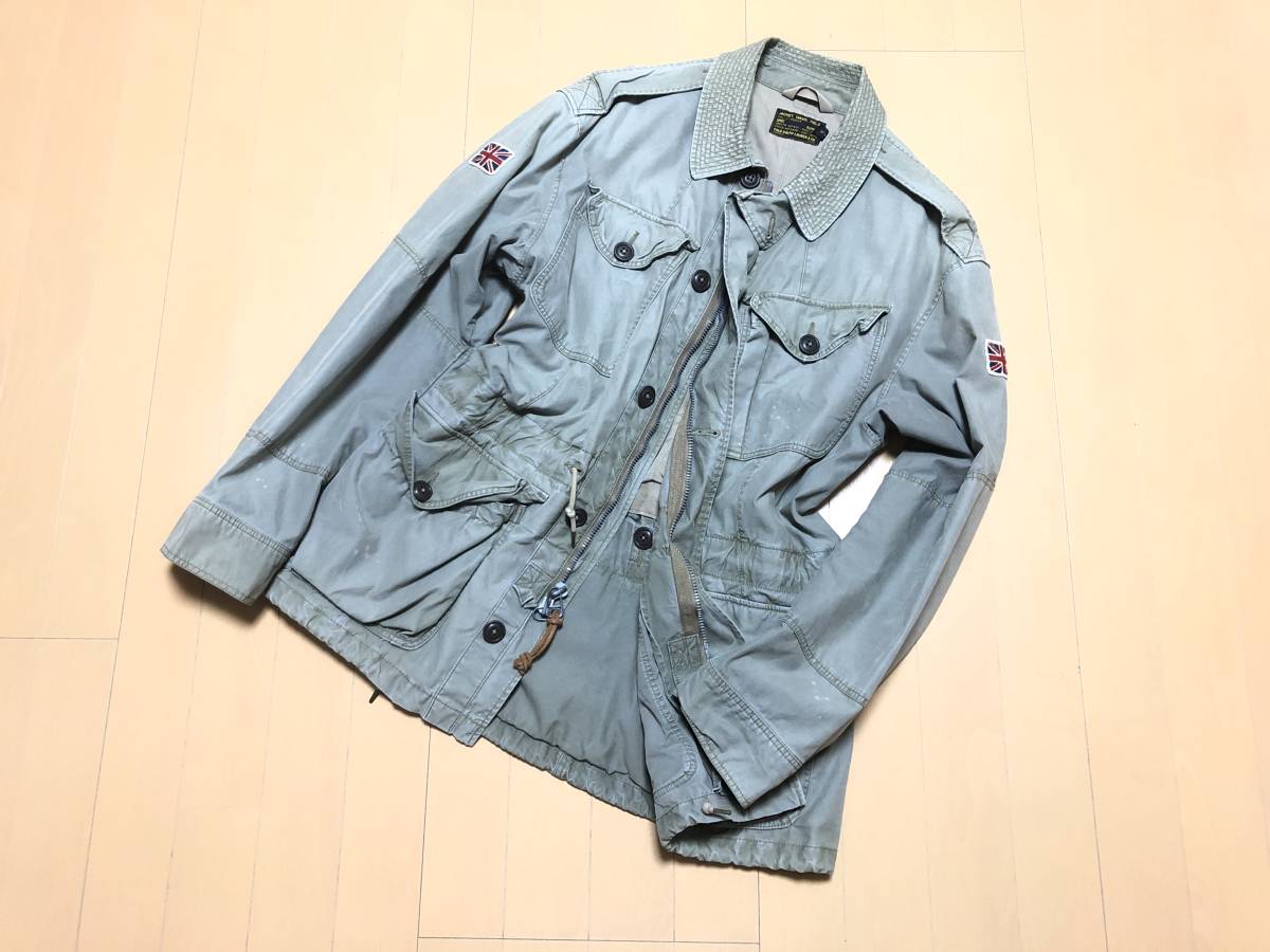名作M-43【廃番/入手困難】センス抜群◎RALPH LAUREN コットン100% コットンポプリン&ユニオンジャック 最高級フィールド・ジャケット☆RRL