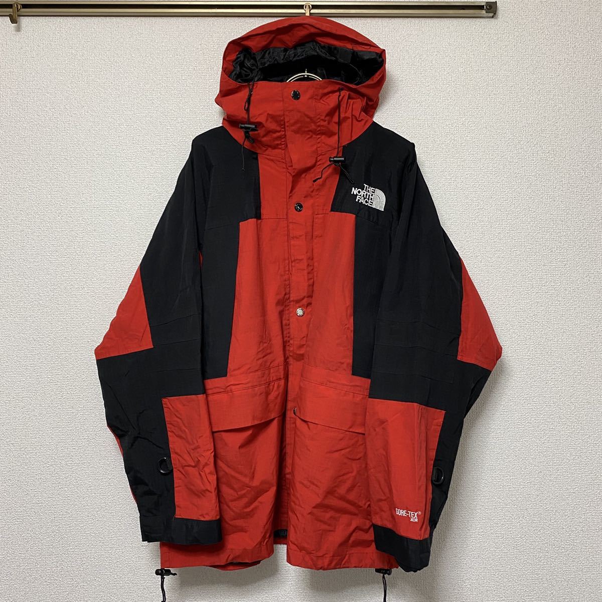 【低価，新品】 NN12 THE NORTH FACE ザノースフェイス マウンテンジャケット ナイロンジャケット GORE-TEX ゴアテックス 赤 レッド(Mサイズ)｜売買されたオークション情報、yahooの商品情報をアーカイブ公開 - オー 男性用