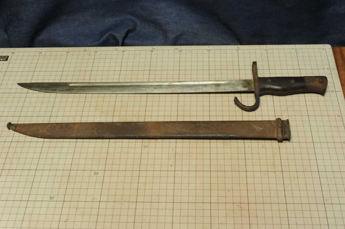 三十年式銃剣　模造刀　訓練用　日本軍 三十年式銃剣 実物 日本軍 模造刀 専用 ） 模造刀（教練用 - Yahoo!