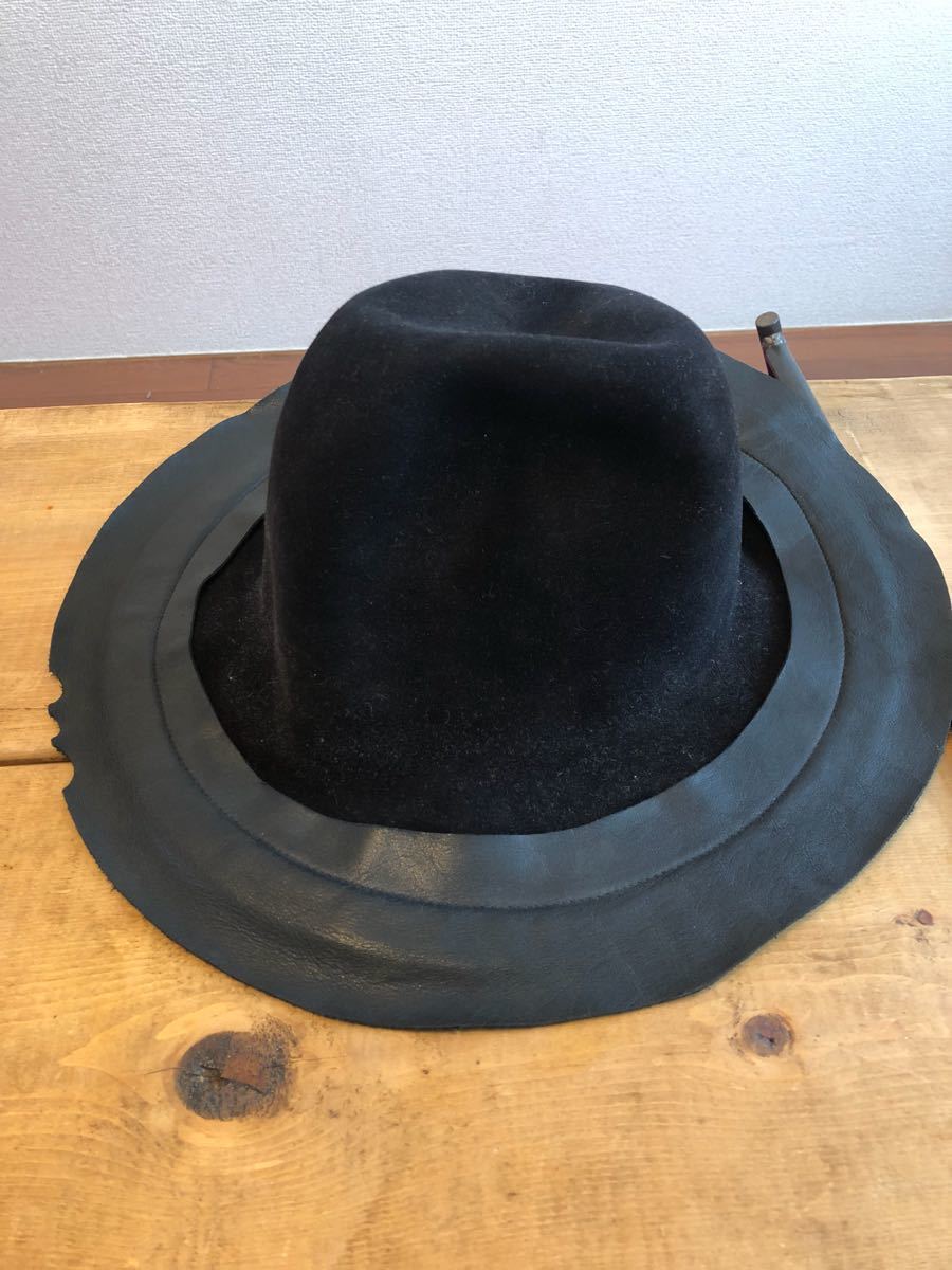 美 帽子 品】TAKAYUKI KIJIMA ロングブリムハット ブラウン 1