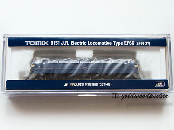 TOMIX 【 9151 】 JR EF66形 電気機関車 （27号機） 2019年 再生産品