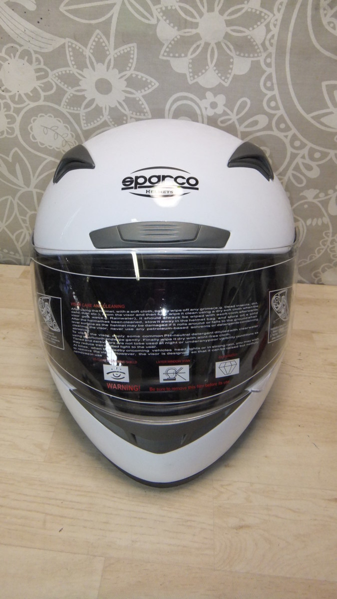 赤字超特価，定番人気 sparco スパルコ バイク ヘルメット レーシングカート club &times;1 Ｌ60 GR1550&plusmn;50 ホワイト/ブラック サイズＬ(レーシングカート)｜売買されたオークション情報、yahooの商品情報をアーカイブ その他