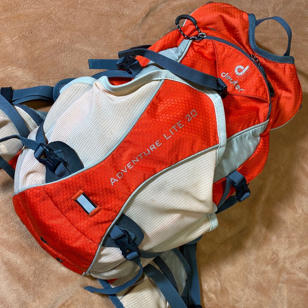 激安大特価，正規品 売切 DEUTER ドイター Adventure Lite20 アドベンチャーライト20 オレンジ系(ドイター)｜売買されたオークション情報、yahooの商品情報をアーカイブ公開 - オークファン ドイター