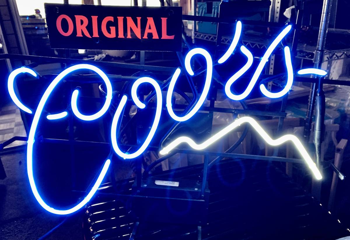 ネオンサイン ネオン管 ネオン看板 動作品 ORIGINAL Coors クアーズ 