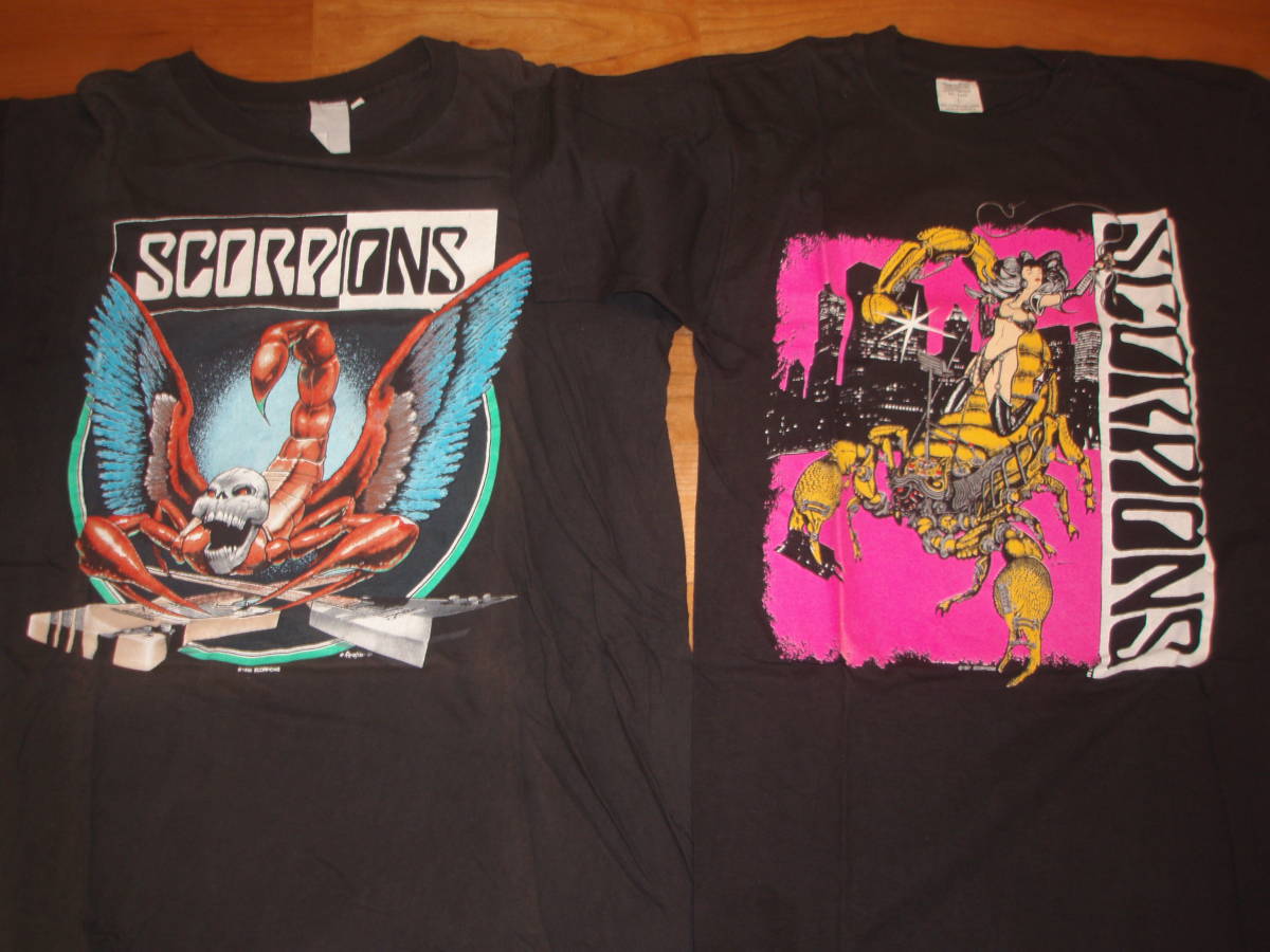 ジャンク出品 当時物 SCORPIONS Tシャツセット Vintage 1988