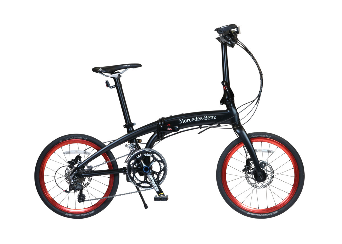 人気，格安 組立済 一部除く お届け 20型 20インチ 折り畳み自転車 メルセデス ベンツ/Mercedes-Benz マットブラック 沖縄 離島配送不可(20インチ～)｜売買されたオークション情報、yahooの商品情報をアーカイ 20インチ～
