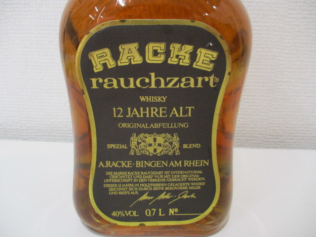 RACKE Alt Jahre 0 rauchzart ウイスキー Racke 0.7L Rauchzart
