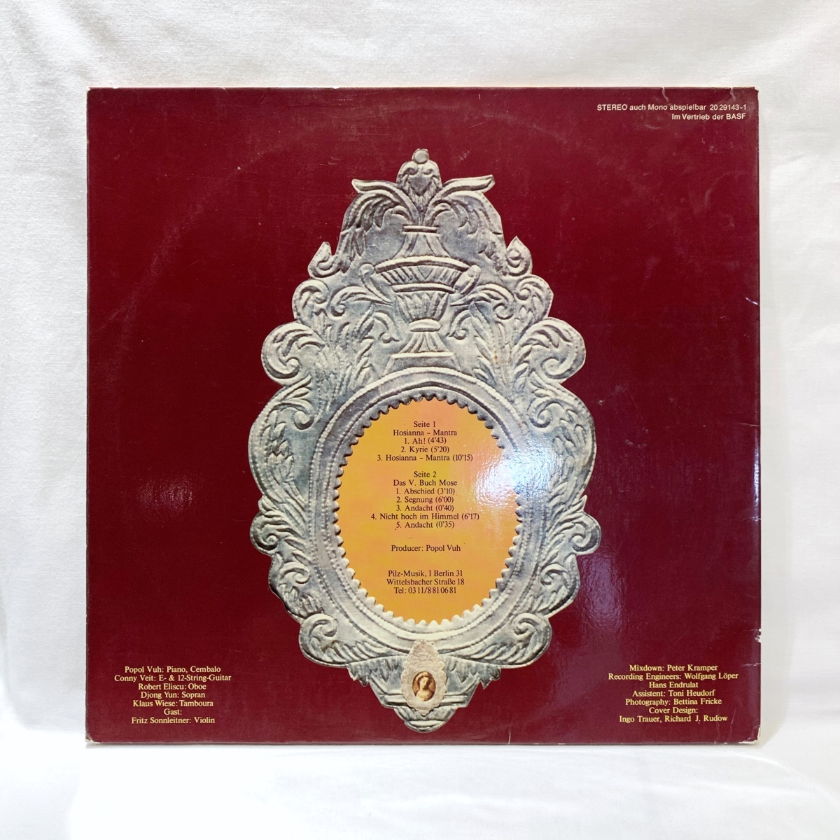 Hosianna Mantra VUH POPOL Vinyl .com Popol Vuh Music Album Songs 
