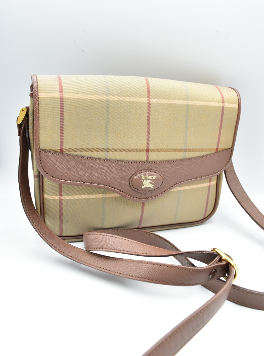 BURBERRY バーバリー】BURBERRYS ショルダーバッグ 斜め掛け チェック
