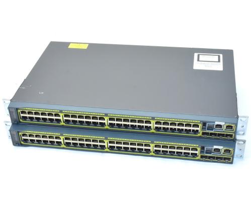 Cisco Catalyst | Switch 0 2960S Port - Series WS-C2960X-48LPS-L 1 中古2台SET PoE+ WS-C2960X-48TS-L 初期化 L