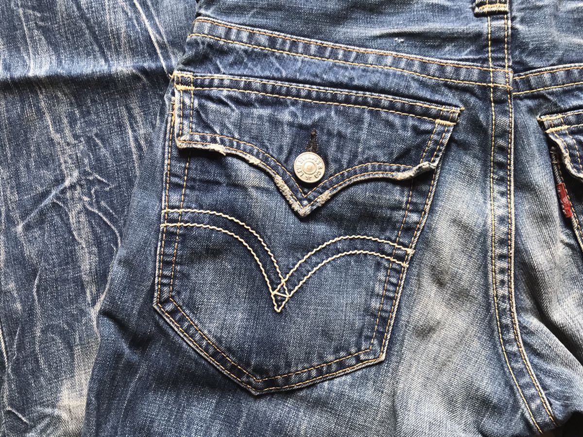 即決】W30 リーバイス702 Levi''s フラップポケット 布パッチ 裾