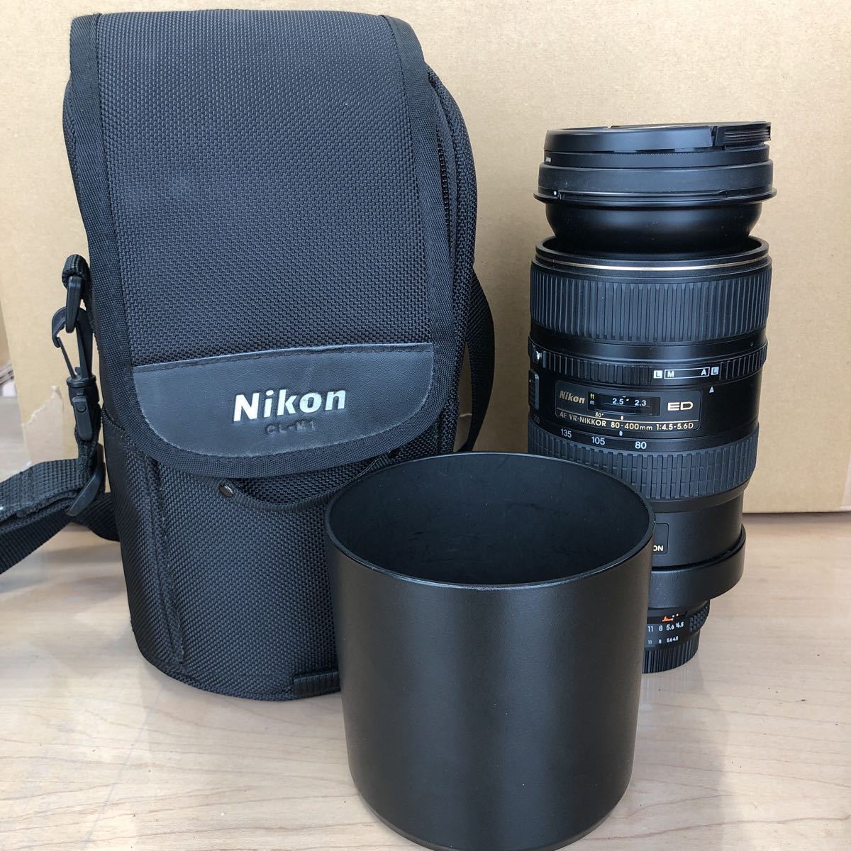 返品不可 ジャンク Nikon af 80-400/4.5-5.6 VR *カビあり #27582 j5