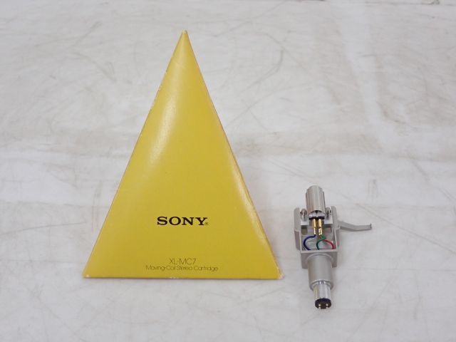 良品】 SONY ソニー XL-MC7 MCカートリッジ ヘッドシェル付 ケース/元