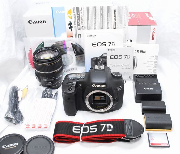 美品 動作品　Canon EOS 7D レンズキット　17-85mm 付属品多数 良品・付属品完備 豪華セット】Canon キヤノン EOS 7D EF-S 17-85mm IS USM