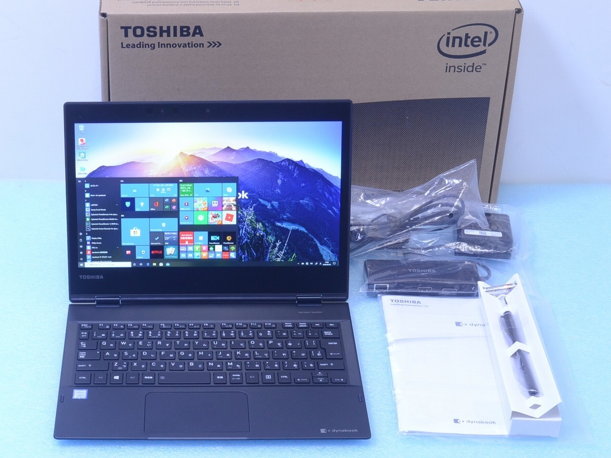 本物保証，2025 dynabook V72/FLB ほぼ i5 8250U 8GB SSD256GB タッチ FHD USB-C Win10Pro 薄型 軽量 ノートパソコン モバイルPC 管理Z09(12インチ～)｜売買されたオークション情報、yahooの商品情報をアーカイブ公開 - オークフ 東芝
