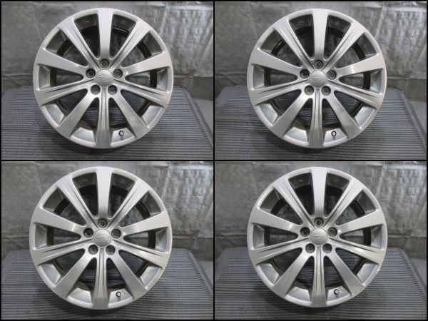 10652 スバル純正 GH系インプレッサ純正アルミ 17×7J+55 5H/100 4