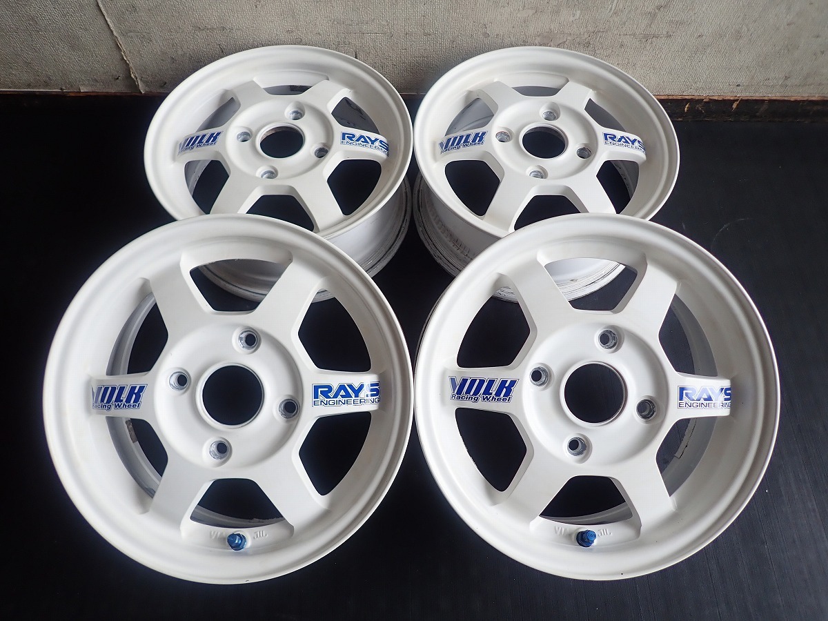  CD6371 RAYS レイズ VOLK RACING ボルクレーシング TE37C 13インチ 4本 旧車などに 13&times;5J 114.3/4H ET45(社外品)｜売買されたオークション情報、yahooの商品情報をアーカイブ公開 - オークファン 4穴