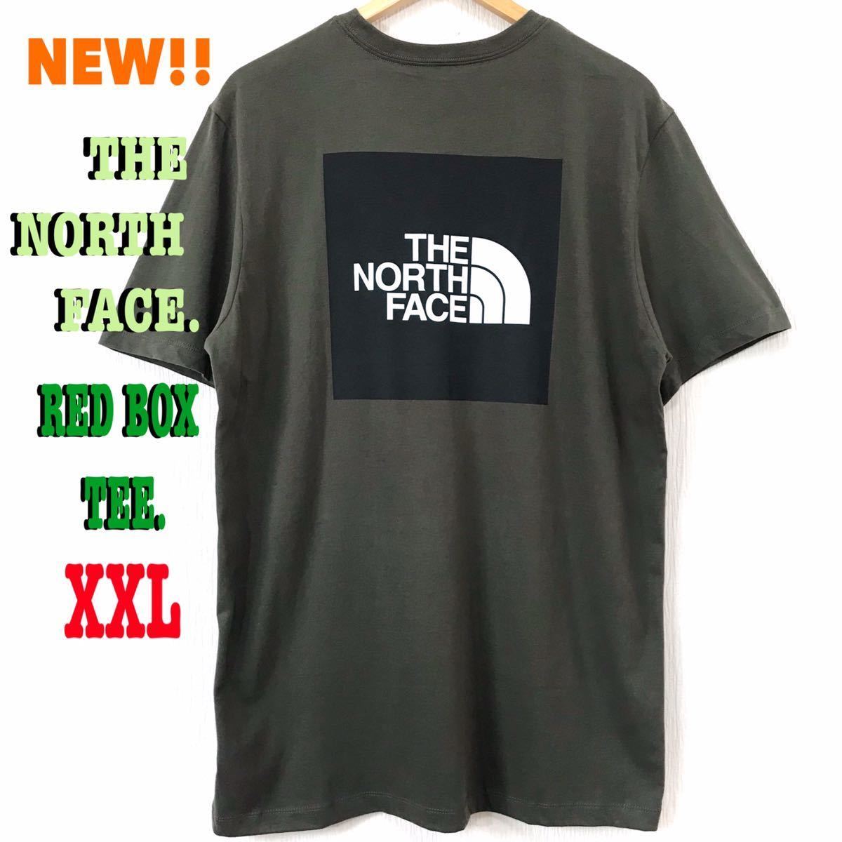 【最新作，大得価】 最新モデル XXL相当 ノースフェイス BOXロゴ Tシャツ ニュータープ グリーン メンズ 日本未発 レア ビッグサイズ 2XL 3L US モスグリーン(半袖Tシャツ)｜売買されたオークション情報、yahooの商品 男性用