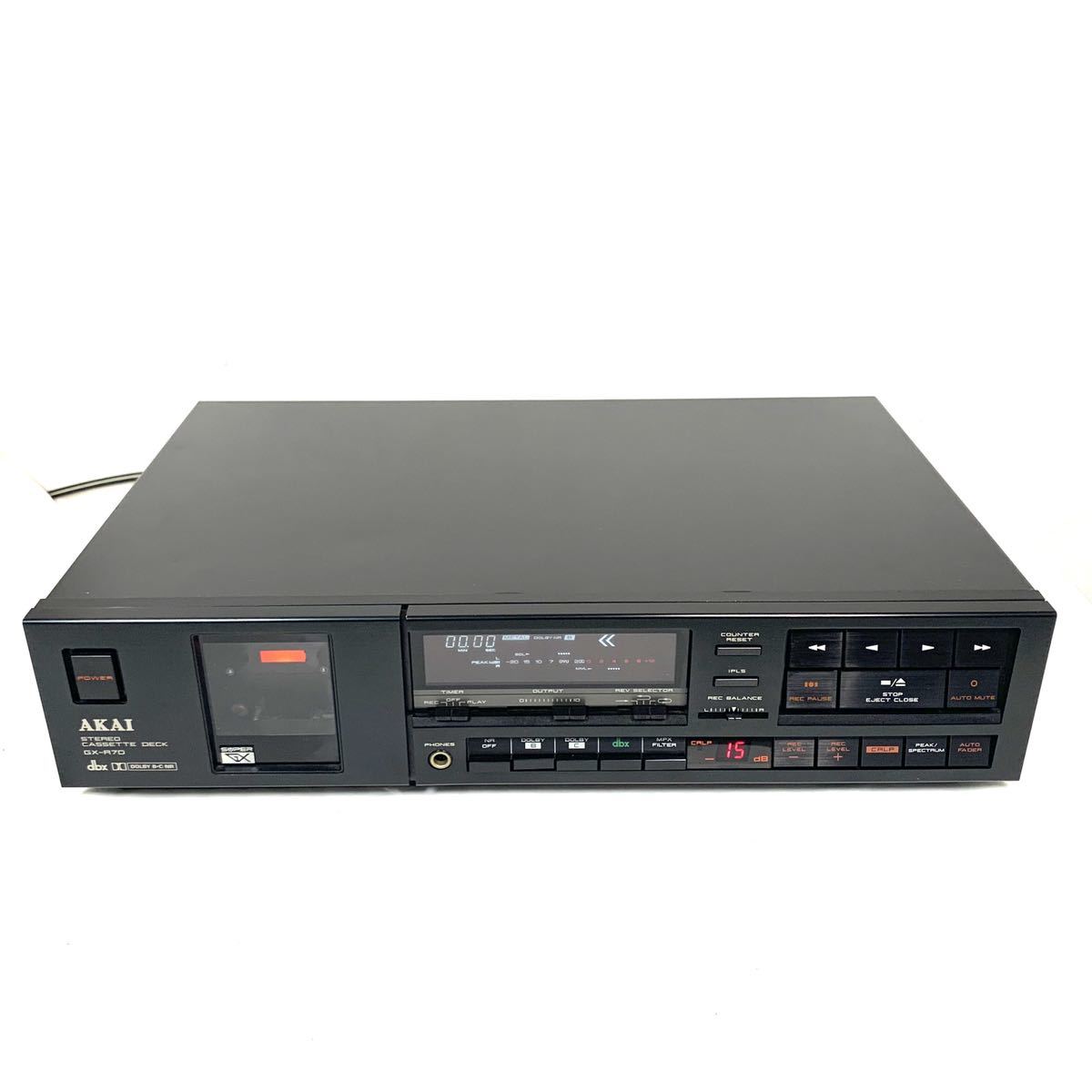 即決送料無料】AKAI ELECTRICAL GX-R70 カセットデッキ アカイ i2538