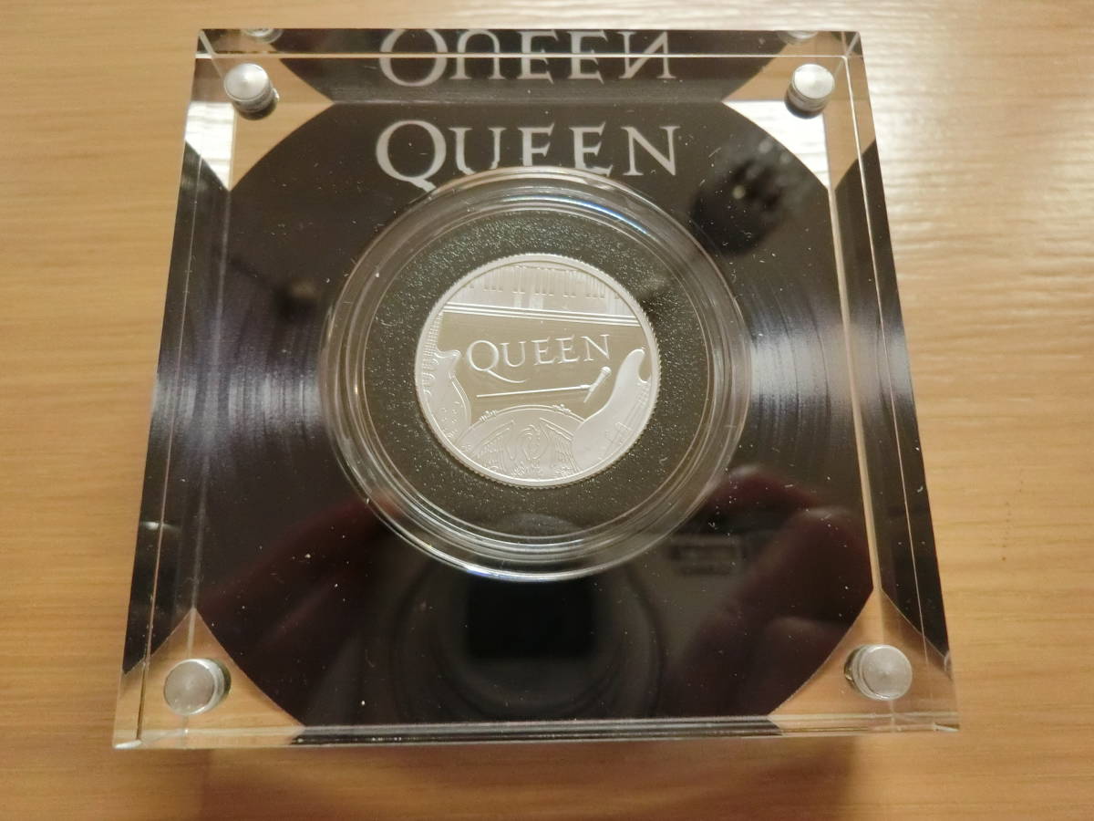 クイーン 2020年 QUEEN イギリス 1オンス プルーフ銀貨 10ポンド 英国 