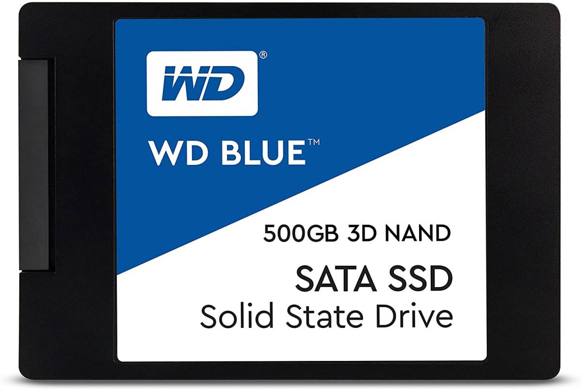 未使用品 送料無料 WD 内蔵SSD 2.5インチ 500GB WD Blue 3D SATA3.0