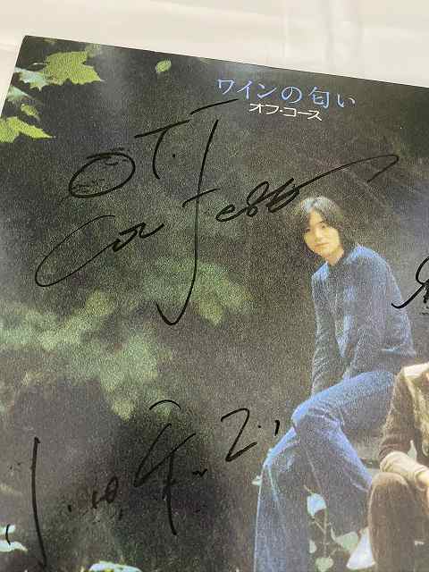 限定セール，お得 ★ 直筆サイン オフコース 小田和正 鈴木康博 署名サイン レコードLP 