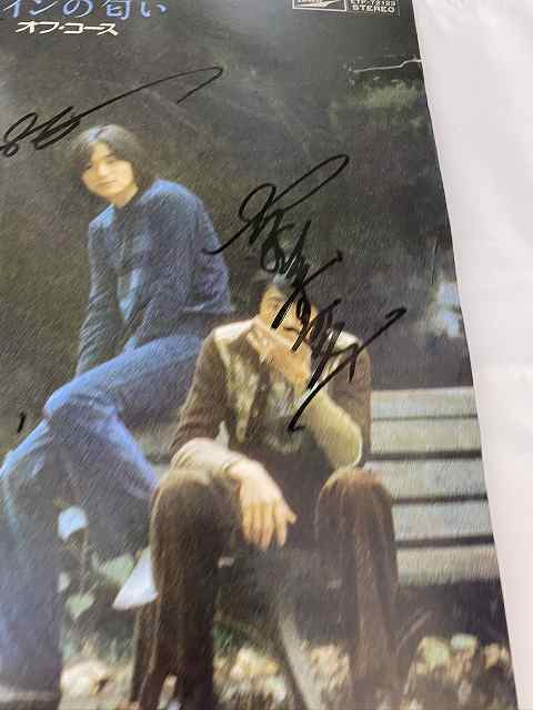 限定セール，お得 ★ 直筆サイン オフコース 小田和正 鈴木康博 署名サイン レコードLP 