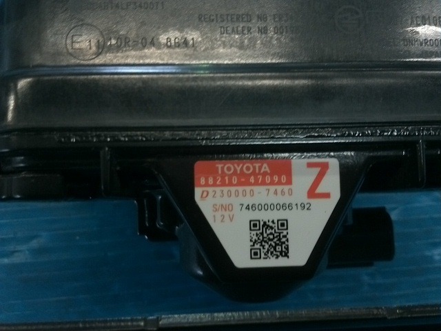 プリウス ZVW51 50 Aプレミアム 純正 ミリ波 ウェーブレーダーセンサー プリクラッシュセンサー DENSO デンソー 88210-47090 230000-7460 トヨタ プリウス | ZVW50 88210-47090 ミリ波レーダーの中古品