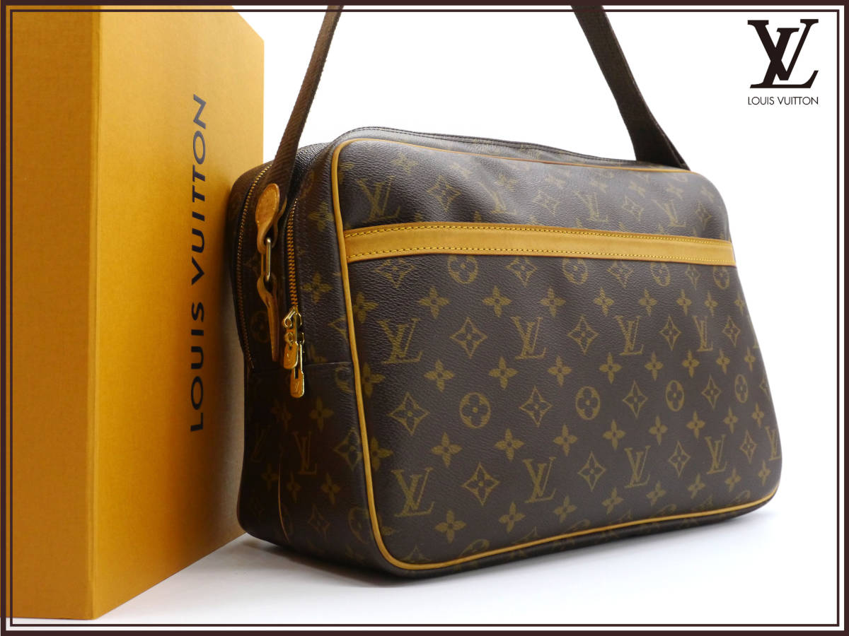 極美品】1円~ ルイヴィトン Louis Vuitton モノグラム リポーターGM 