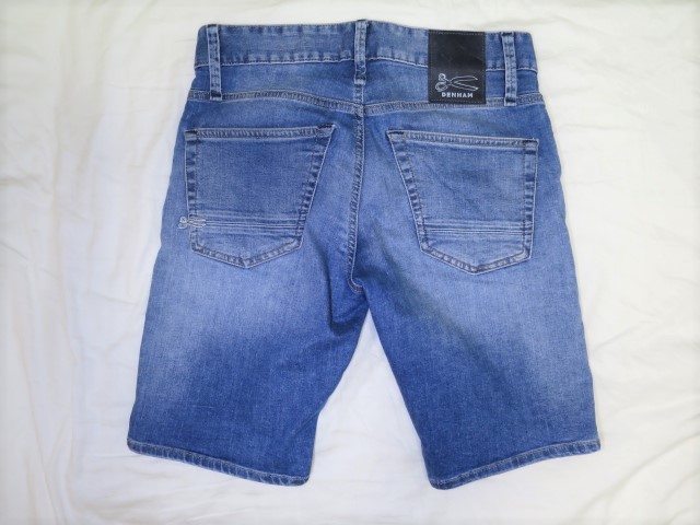 DENHAM デンハム ★ レーザー RAZOR SHORT ショートパンツ W28 インディゴ デニム ストレッチ RAZOR レイザー スリムフィットジーンズ ONLINE [デンハム] [RAZOR-FMDBI-CS