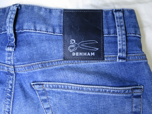 DENHAM デンハム ★ レーザー RAZOR SHORT ショートパンツ W28 インディゴ デニム ストレッチ RAZOR レイザー スリムフィットジーンズ ONLINE [デンハム] [RAZOR-FMDBI-CS