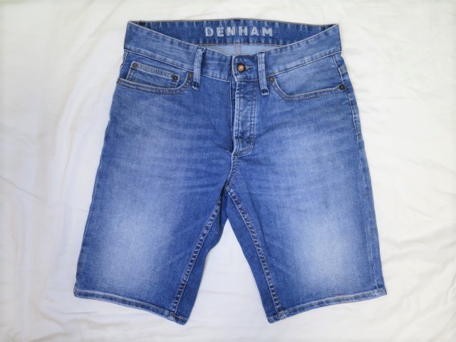 DENHAM デンハム ★ レーザー RAZOR SHORT ショートパンツ W28 インディゴ デニム ストレッチ RAZOR レイザー スリムフィットジーンズ ONLINE [デンハム] [RAZOR-FMDBI-CS