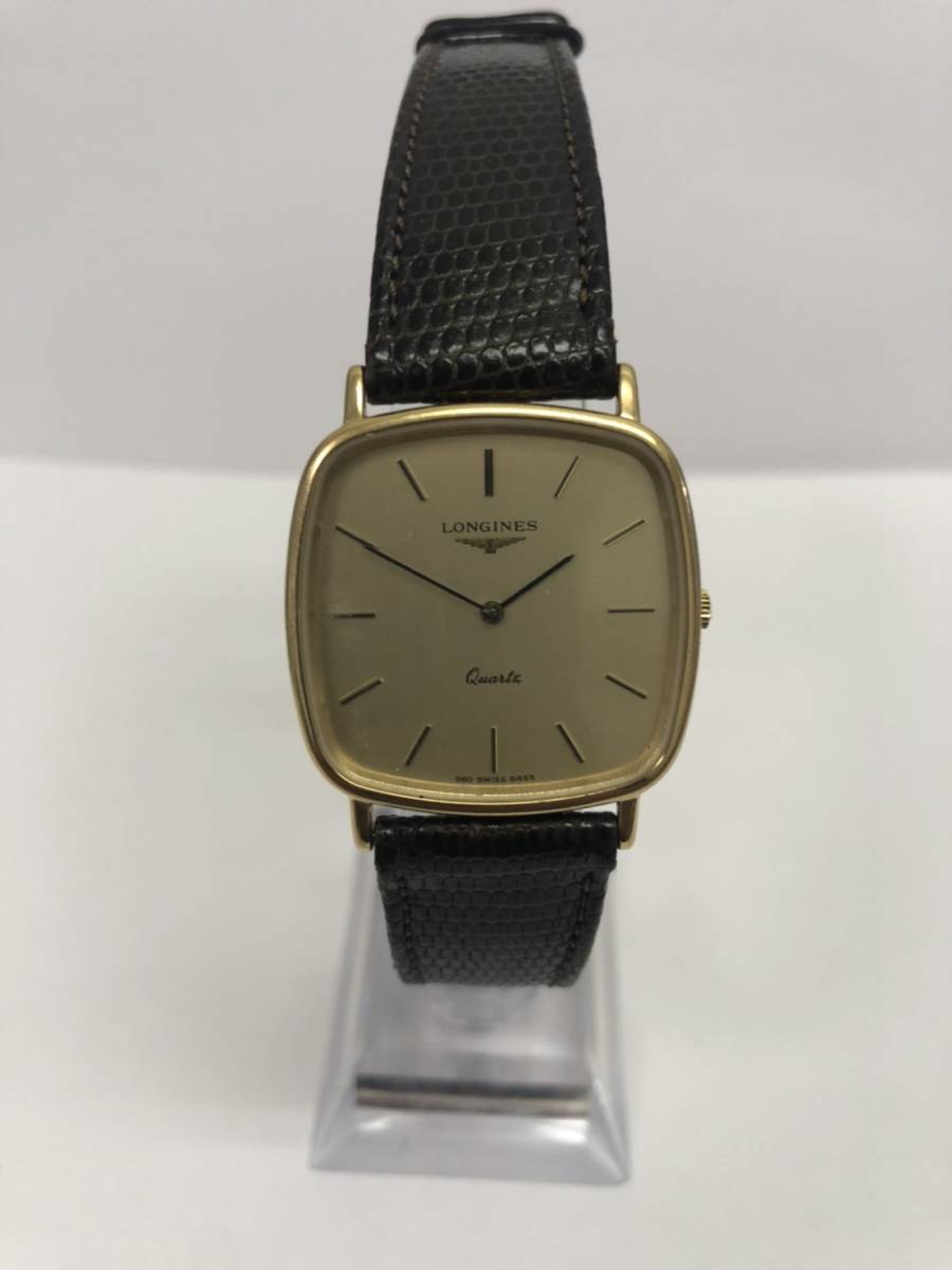 ロンジン LONGINES クォーツ 腕時計 デイト メンズ ゴールド 腕時計