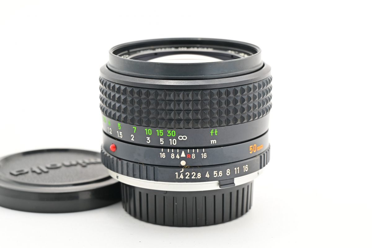 01295cmrk ◆ MINOLTA ミノルタ MC ROKKOR-PG 50mm F1.4 単焦点 標準レンズ SRマウント