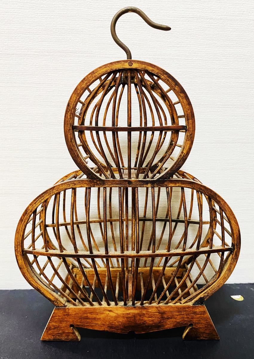 虫かご 木製 | アンティーク「銀製虫かご」中国古美術 ハンドメイド