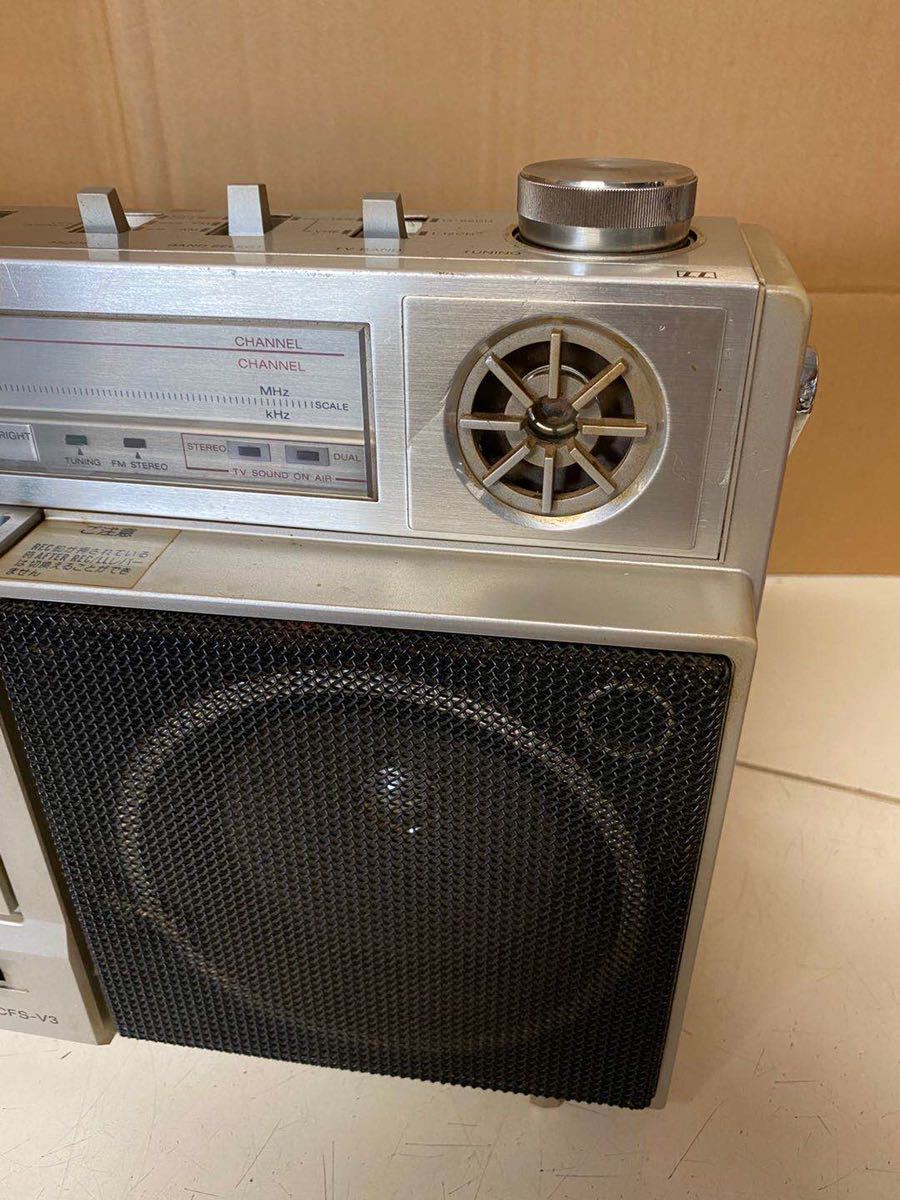 オーディオ機器 SONY CFS-V3 ラジカセ