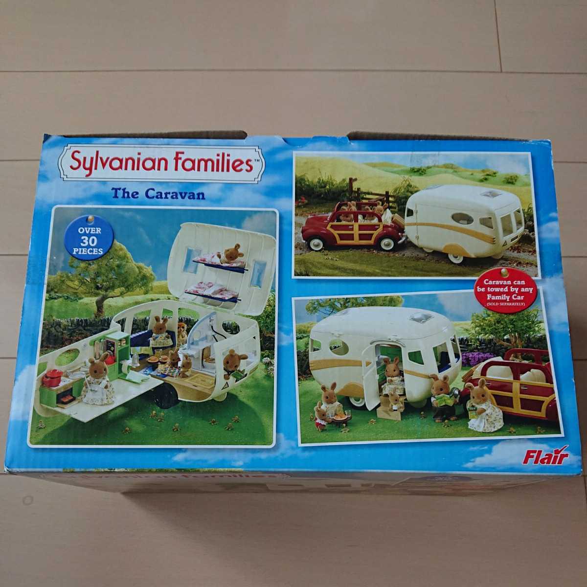新品 レア シルバニアファミリー 海外版 UK flair キャンピングカー The Caravan